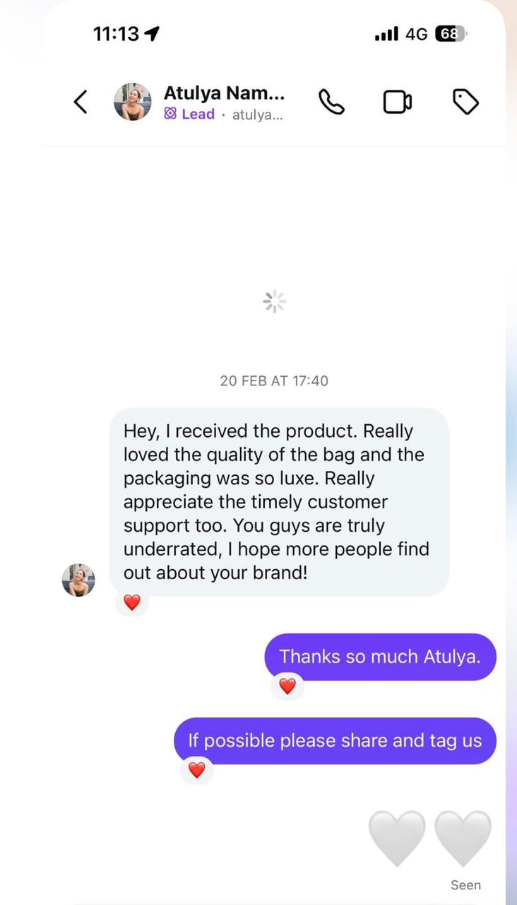 Customer feedback
