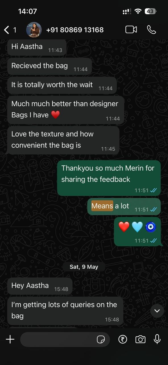 Customer feedback