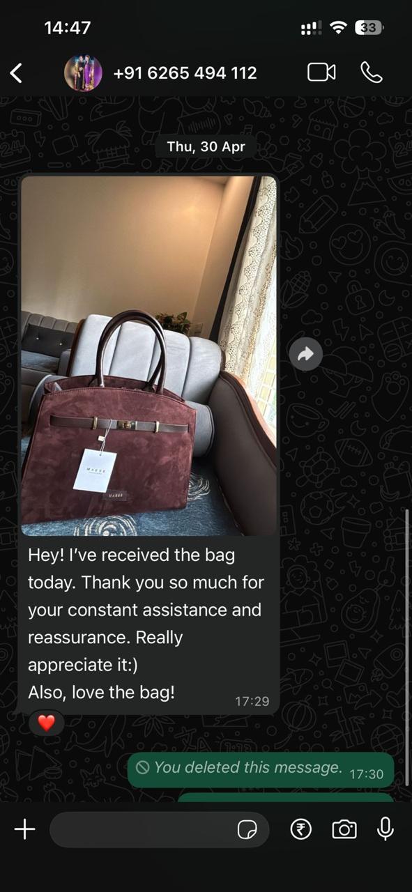 Customer feedback